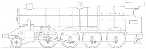 GWR 4700 Drawings